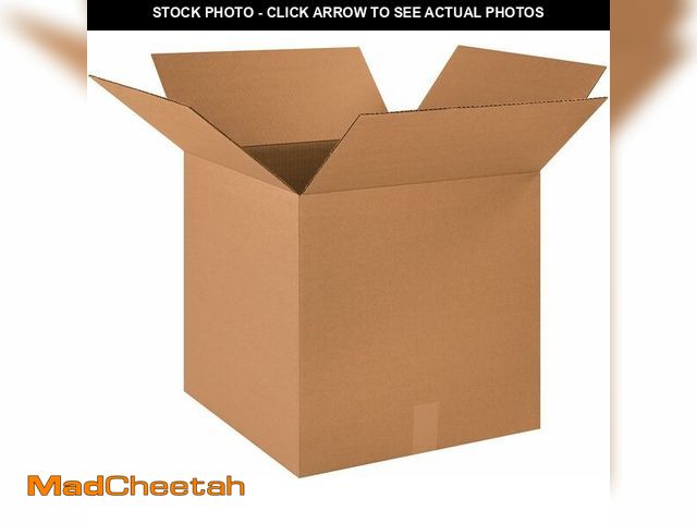 Lot 74-14349267 - Box USA Cube Shipping Boxes 18"L x 18"W x 18"H (20-Pack) - Medium Corrugated Cardboard Packaging Box...