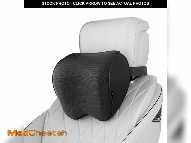 Lot 74-12699708 - Crofy 2-Pack Car Neck Pillow, Softness Car Headrest Pillow for Driving with Adjustable Strap, 100% M...