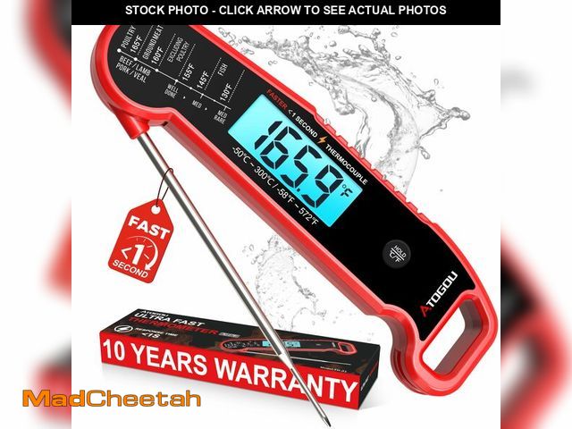 Lot 74-14144791 - Atogou Professional Meat Thermometer Digital for Cooking Food,
