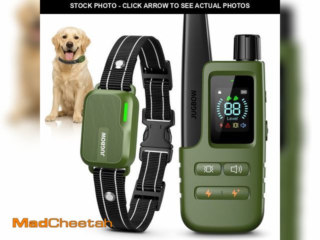 Lot 74-13544643 - Jugbow Dog Shock Collar - 4500FT Dog Training Collar with Remote, IPX8 Waterproof Electric Dog Colla...