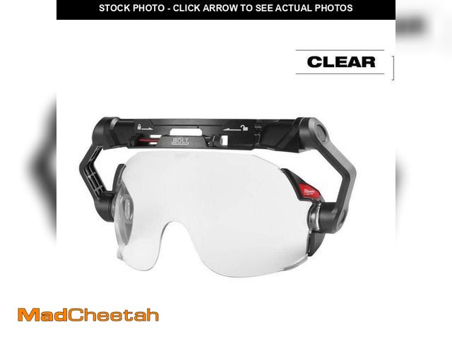 Lot 74-13771123 - Milwaukee BOLT Clear Dual Coat Lens Eye Visor - UNUSED