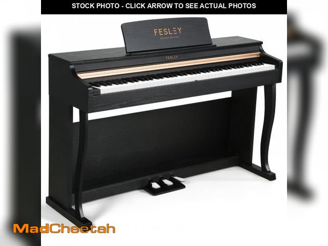 Lot 74-12160894 - Fesley Digital Piano 88 Key Weighted Keyboard: Home Electric Pianoforte With Hammer Action For Profe...
