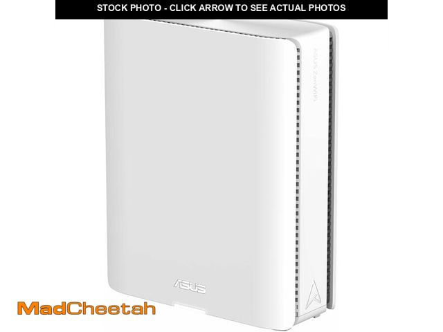 Lot 74-14591031 - ASUS ZenWiFi BQ16 Pro Quad-Band WiFi 7 Mesh Router (1 Pack), up to 4000 sqft, 2X 10G Ports Each, Sma...