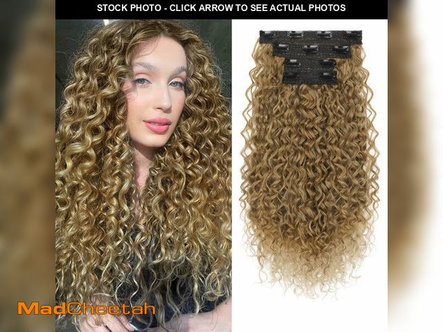 Lot 74-14207431 - Clip in Hair Extensions, FLUFYMOOZ 4PC 100Ã¯Â¼â¦ Pure Protein Silk Hair Extensions Long Soft Natura...