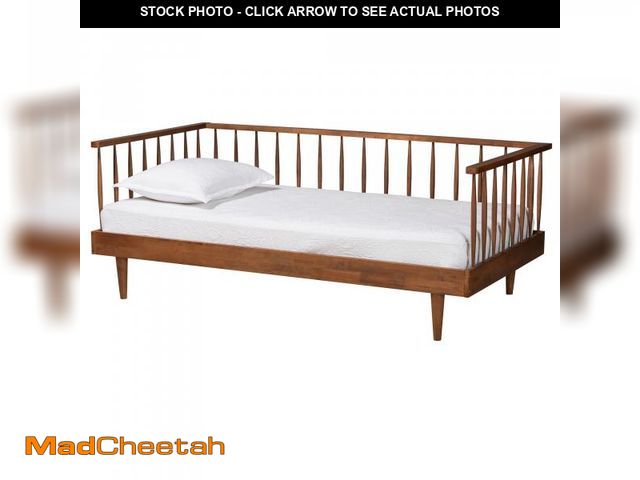 Lot 74-12483099 - Baxton Studio Matilda Daybed, Twin, Ash Walnut - UNUSED