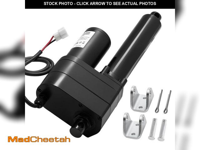Lot 74-13693526 - VEVOR 12V Linear Actuator, 6 In. Ultra Heavy-Duty 2023 lbs. /9000N Linear Motion Actuator, IP65 Wate...