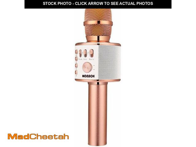 Lot 74-13567081 - BONAOK Wireless Bluetooth Karaoke Microphone,3-in-1 Portable Handheld Karaoke Mic Speaker Machine Ho...