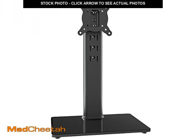 Lot 74-12333057 - Universal Swivel TV Stand/Base Table Top TV Stand for 13 to 32 inch TVs with 100 Degree Swivel, 4 Le...