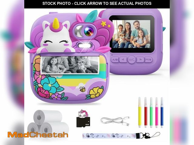 Lot 74-14214282 - TIATUA Kids Camera Instant Print, Camera for Kids with Printable Photos, Toddler Camera Toys for Chi...