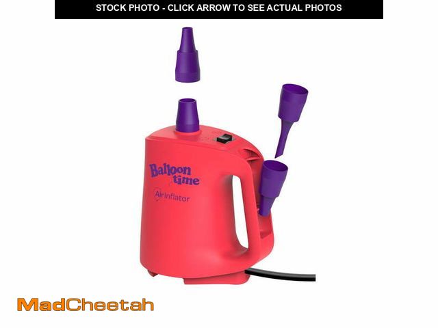 Lot 74-12861903 - Balloon Time Electric Air Inflator Pump, Dual Nozzle, for Balloons, Pool Floats &amp; Air Mattresses...