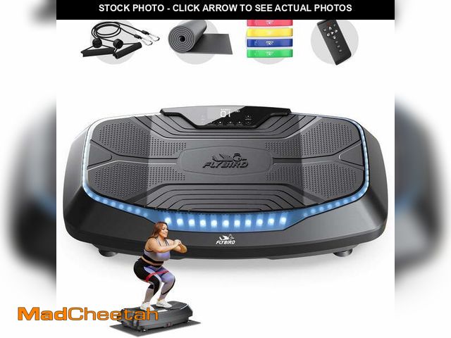 Lot 74-14070253 - FLYBIRD 4D Vibration Plate: Triple Motors, 500lb Capacity - For Whole Body Vibration, Workout &amp; ...