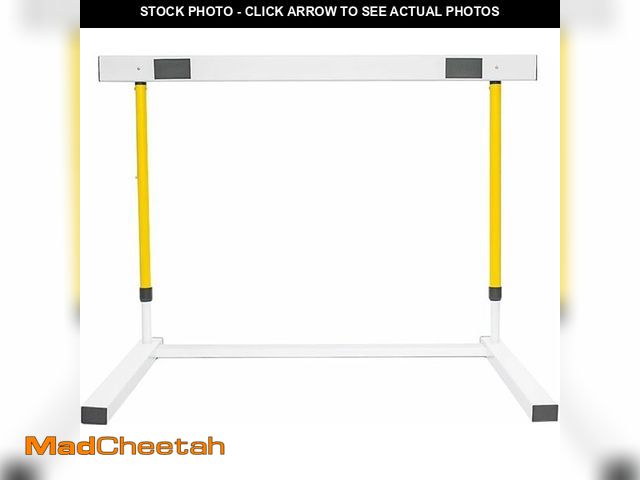 Lot 74-13836162 - (MISSING HARDWARE) Morimoe Adjustable Height Hurdle, Detachable Track and Field Equipment for Speed ...