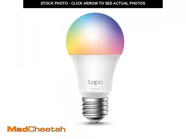 Lot 74-12349653 - Tapo TP-Link Smart Light Bulbs, 16M Colors RGBW, Dimmable, Alexa Frustration-Free Setup, A19, 60W Eq...