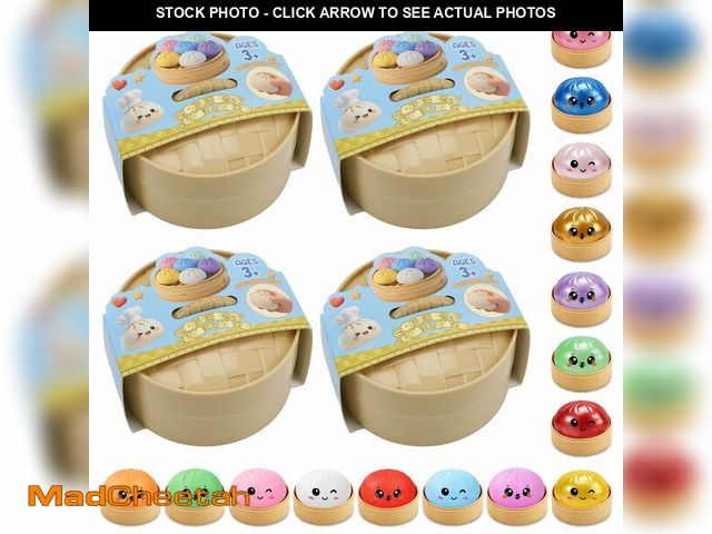 Lot 74-14208085 - Dumpling Squishy Mystery Box, Glitter Dumpling, Dumplings Style Stress Balls for Adults and Kids, Cu...