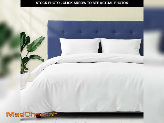 Lot 74-12709426 - Ashton Sheets Egyptian Cotton Twin Size Duvet Cover Set - Premium 600 Thread Count 100% Egyptian Cot...