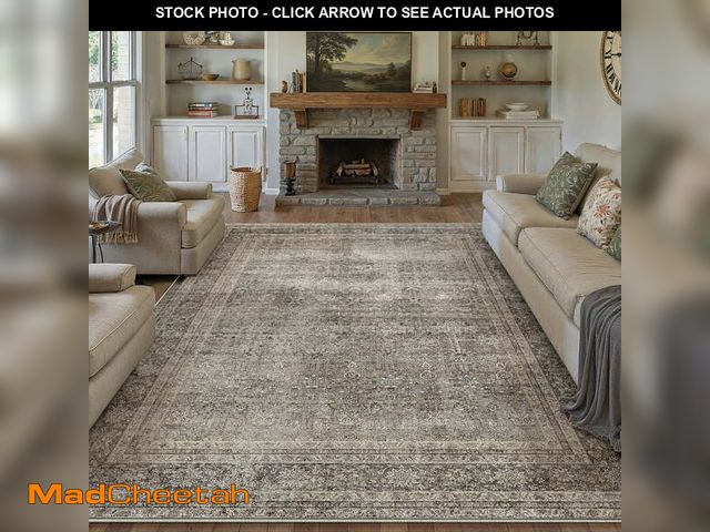 Lot 74-12767794 - BERTHMEER Vintage Large Area Rugs 8âx10' Clearance for Living Room Bedroom Office Dining Room Farm...