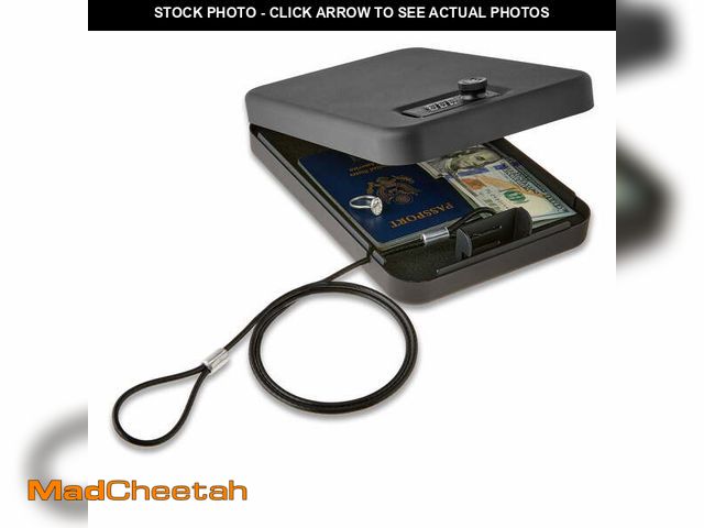 Lot 74-12885264 - Pen+Gear Portable Safe, Black, 9.5" x 6.5", Combination Lock - UNUSED