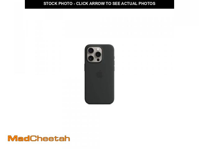 Lot 74-12111238 - Apple iPhone 15 Pro Max Silicone Case with MagSafe: Lightweight Phone Case, Wireless Charging Compat...