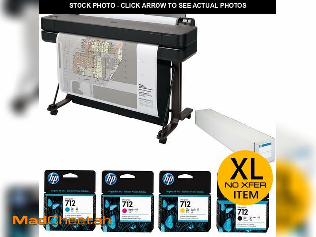 Lot 74-13791593 - HP DesignJet T630 36" Wireless Large Format Color Thermal Inkjet Plotter Printer, 2025 Edition, Bund...