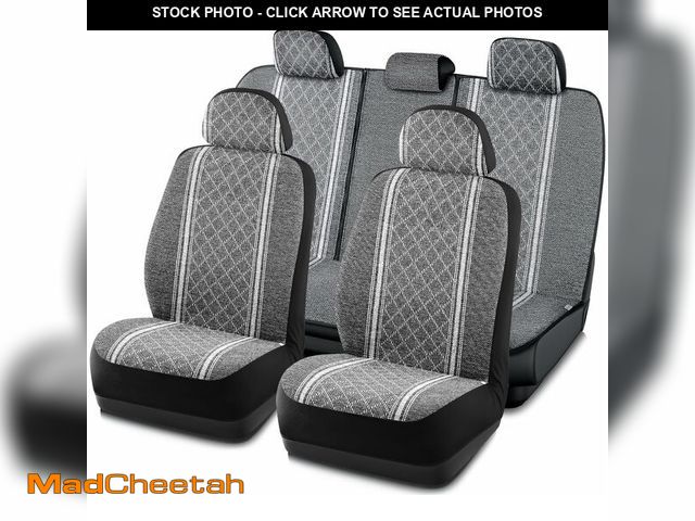 Lot 74-12705329 - Road Comforts Baja Blanket Seat Covers Gray Diamond Bucket Seat Covers Low Back Full Set - Jacquard ...