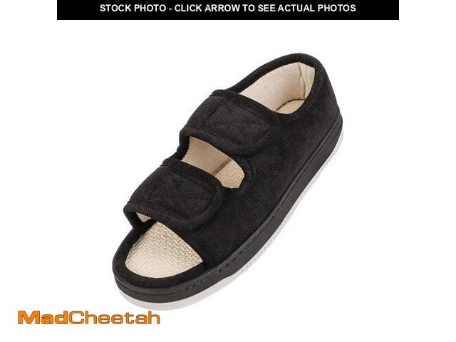 Lot 74-12305561 - Diabetic Swollen Sandals for Men Women Wide Width Edema Adjustable Extra Wide Open Toe Diabetic Slip...