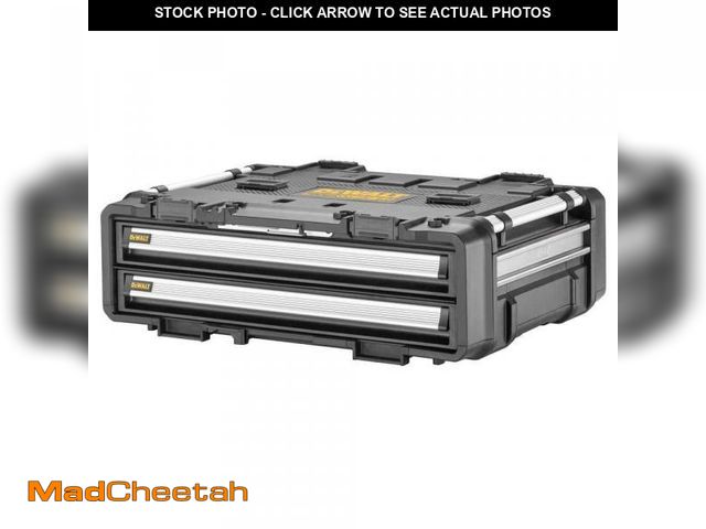 Lot 74-12255533 - DEWALT TOUGHSYSTEM 2.0 DXL 30 in. 2-Drawer Box - UNUSED