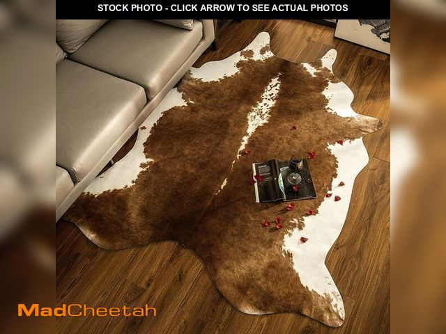 Lot 74-14378506 - BENRON Premium Cowhide Rug Large, Faux Cow Hide Rugs for Living Room Bedroom Western Home Decor, Non...