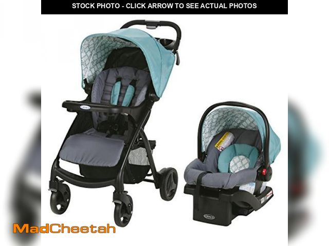Lot 74-12136987 - Graco Verb Travel System | Includes Verb Stroller and SnugRide 30 Infant Car Seat, Merrick | Strolle...