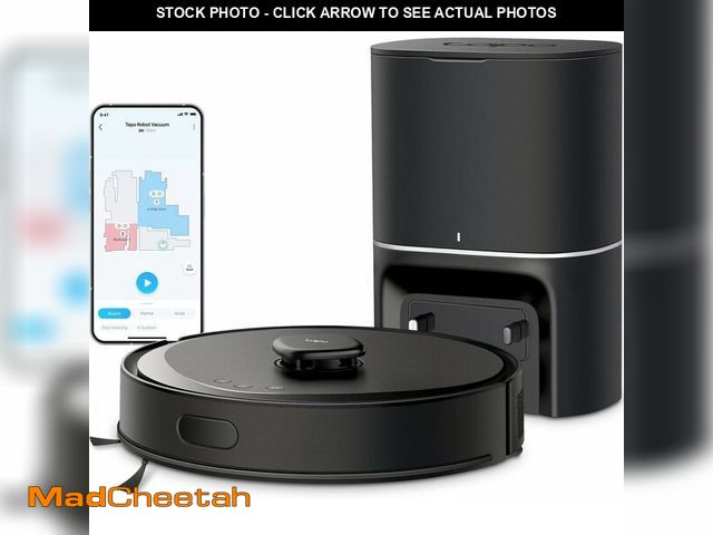 Lot 74-13331793 - Tapo LiDAR Smart Navigation Robot Vacuum and Mop with Self-Emptying Dock, 5300Pa Max, 97%+ Dust Pick...
