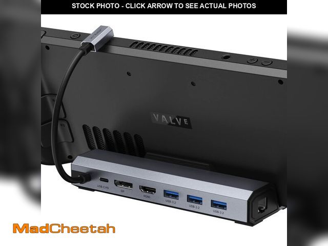 Lot 74-12604250 - JSAUX Docking Station for Steam Deck/Rog Ally/Legion Go, 7-in-1 Steam Deck Dock with HDMI 4K@60Hz, D...