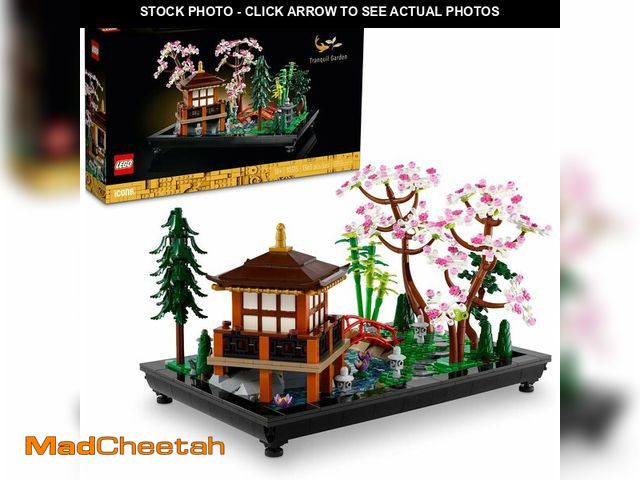 Lot 74-13765553 - LEGO Icons Tranquil Garden Building Set - Detailed Japanese Zen Garden DIY Kit for Adults, Ages 18+ ...