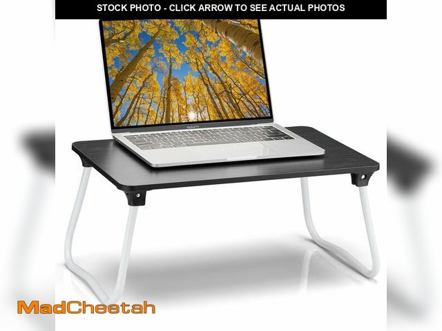 Lot 74-12607217 - Ruxury Foldable Lap Desk Laptop Stand Bed Desk Table Tray, Breakfast Serving Tray, Portable &amp; Li...