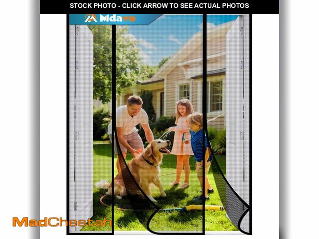 Lot 74-13624017 - Double Door Fiberglass Magnetic Screen DoorÃ¯Â¼ÅScreen Door MeshÃ¯Â¼ÅKeep Bugs Out, Heavy-Duty Mes...