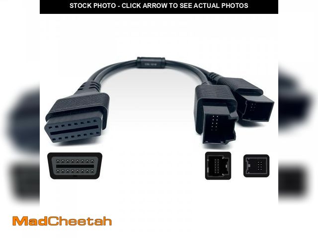 Lot 74-12438458 - LAUNCH X431 CSL12+8 Original OBD2 Adapter Fit for Chrysler 12+8 Programming Cable Connector, FCA Byp...