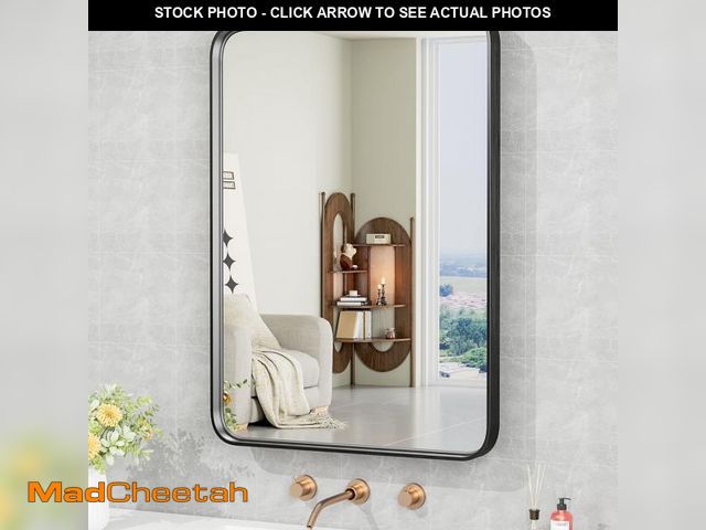 Lot 74-12515341 - (MISSING HARDWARE ) CONCETTA Shatterproof Bathroom Wall Mirror â24" x 36" Vanity Mirror with Recta...
