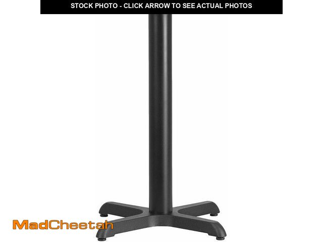 Lot 74-14348726 - Flash Furniture Beverly 22'' x 22'' Restaurant Table X-Base with 3'' Dia. Table Height Column - UNUS...
