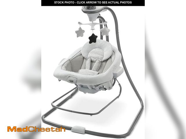 Lot 74-12024412 - Graco DuetConnect LX Seat &amp; Bouncer, Multi-Direction Seat, Multiple Swinging Speeds, Easily Port...