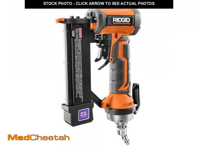 Lot 74-12510751 - RIDGID Pneumatic 23-Gauge 1-3/8 in. Headless Pin Nailer with Dry-Fire Lockout R138HPF - UNUSED