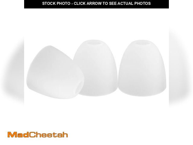 Lot 74-14144544 - Anmire 3 Pack Frosted Glass Shade, Bell Shaped Light Fixture Replacement Globe or Cover with 1-5/8-I...