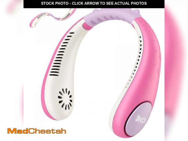 Lot 74-12050232 - Kids Neck Fan, Portable Bladeless Neck Fan for Kids, 2600mAh Rechargeable Cooling Fan for 4-14Y Girl...
