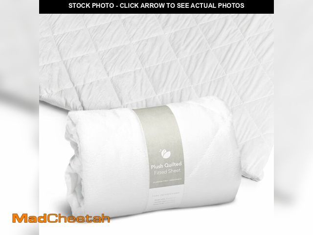 Lot 74-14334711 - Guava Family Travel Crib Sheet | Plush Quilted Fitted Sheet, Manufacturer-Approved Fit | Soft and Br...