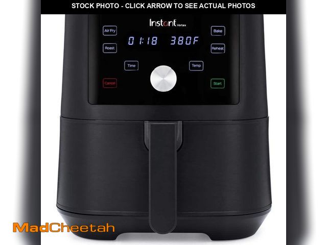 Lot 74-12783384 - Black 6 qt. Vortex Air Fryer - UNUSED