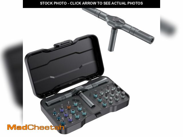 Lot 74-12968337 - 24 in 1 Magnetic Screwdriver Set, DIY Ratchet Mini Screwdriver Set, Removable self-Assembly Precisio...