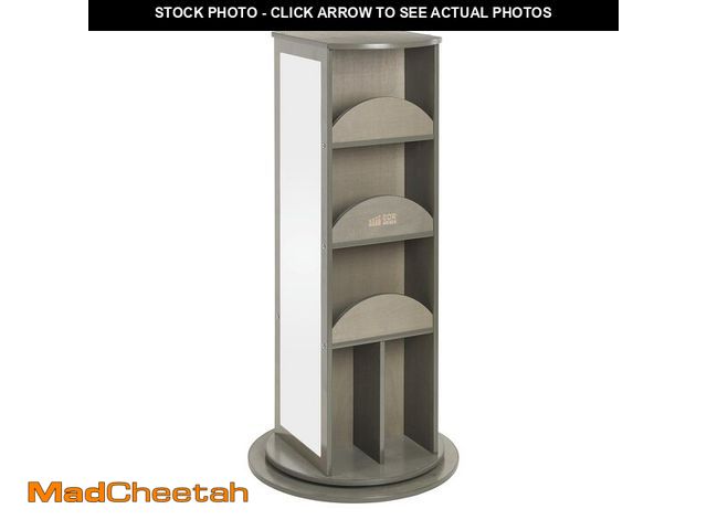 Lot 74-12645342 - ECR4Kids Rotating Dress-Up Carousel, Costume Organizer, Grey Wash - UNUSED