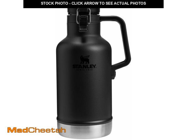 Lot 74-14272639 - Stanley Classic Easy-Pour Growler 64 oz | Keeps Beer Cold or Coffee Hot | Leakproof Steel Lined Lid ...