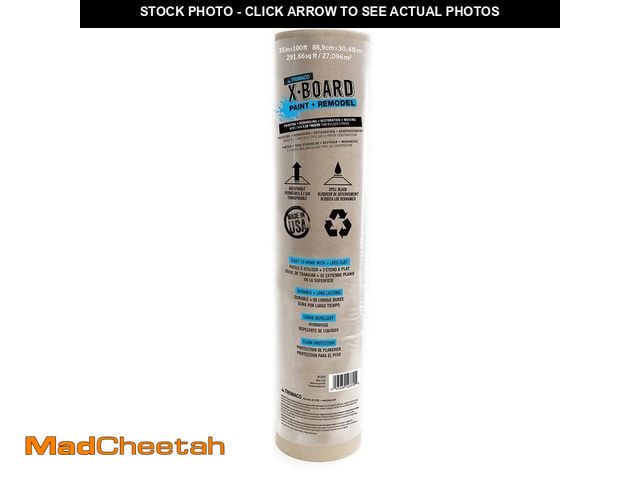 Lot 74-12870533 - TRIMACO 3 ft. W x 100 ft. L X-Board Surface Protector Paper - UNUSED