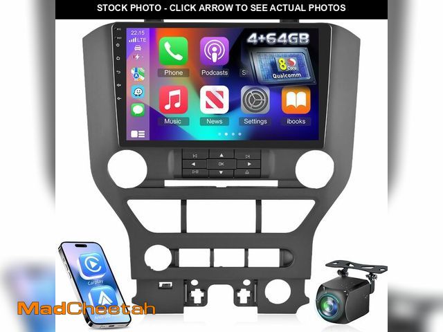 Lot 74-13957424 - 8 Core [4G+64G] Car Radio for Ford Mustang 2015 2016 2017 2018 2019 2020 (Adapts to 3 Buttons Only),...