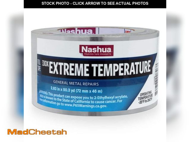Lot 74-13049994 - Nashua Tape 2.83 in. x 50 yd. 330X Extreme Weather HVAC Foil Duct Tape - UNUSED