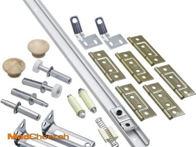 Lot 74-12151789 - National Hardware 72 in. White Folding Door Hardware Set N343-749 - All - UNUSED