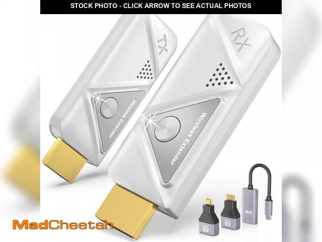 Lot 74-11558953 - Wireless HDMI Transmitter and Receiver 100ft/30m,4K Decode 1080P Output Wireless HDMI,2.4G/5G Plug&a...